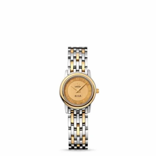 Omega De Ville Prestige Quartz 22 Stainless Steel / Champagne / Bracelet 4370.12.00 (43701200)